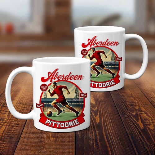 Personalised aberdeen mug - personalised,