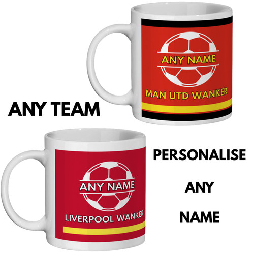 Football wanker mug funny - wanker,