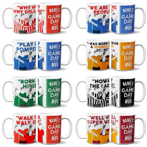 Personalised supporter fan mug - personalised,