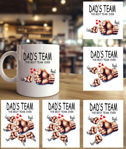 Personalised fathers day mug - personalised,