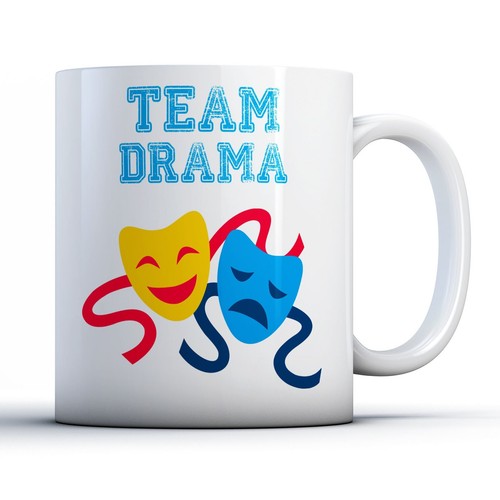Team drama printed mug - team,