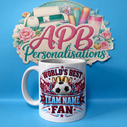 Top fan personlised football - top,