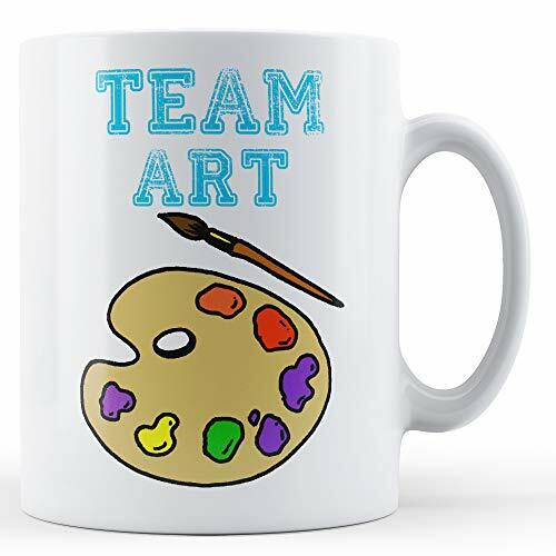 Team art printed mug - team,
