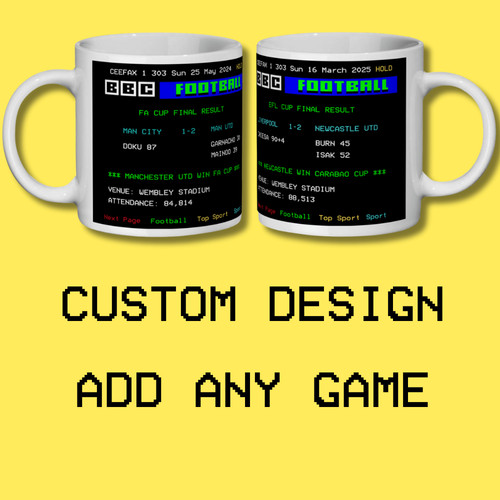 Football match mug ceefax - match,