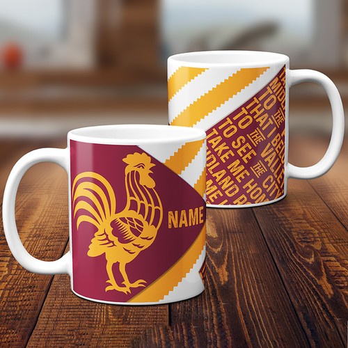 Personalised supporter mug - personalised,